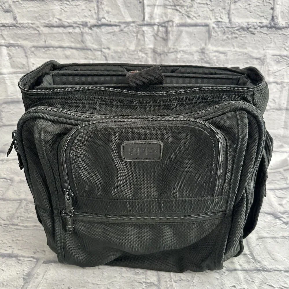 Tumi Alpha Ballistic Briefpack Nylon Canvas Laptop Organizer Briefcase Backpack